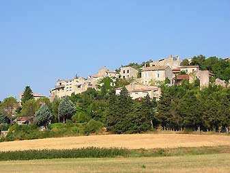 valaurie, drôme provençale, village, provence, france, sud-est