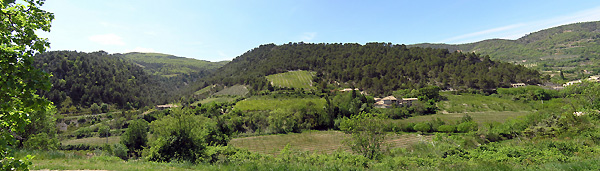 vue panoramique de bénivay ollon